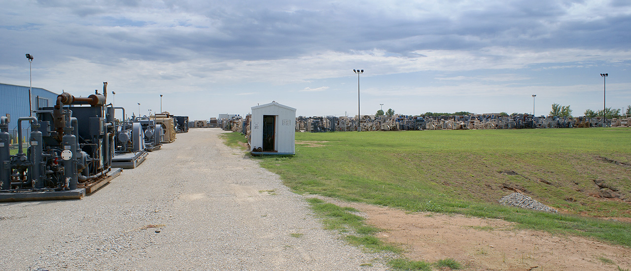 Storage Yard Pole Lighting